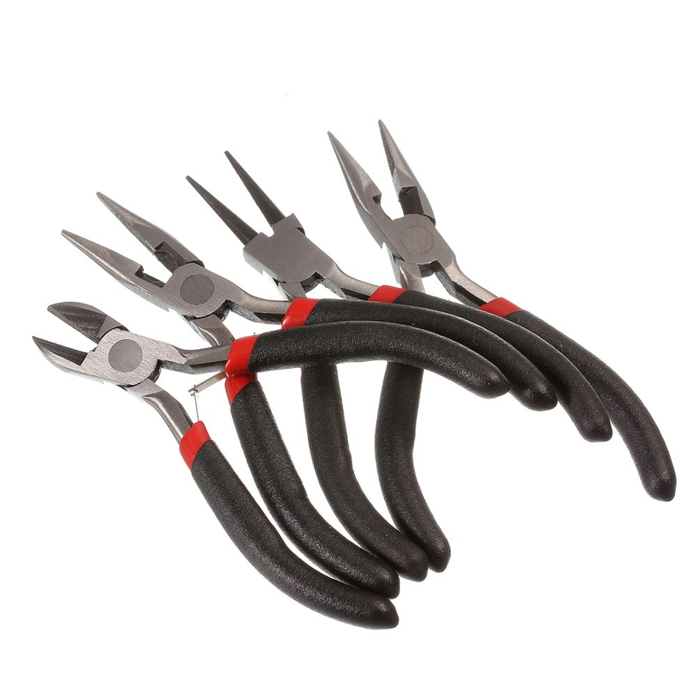 Multi-type black handle anti-slip splicing and fixing Jewelry Pliers Tools & Equipment Kit for DIY Jewellery Accessory