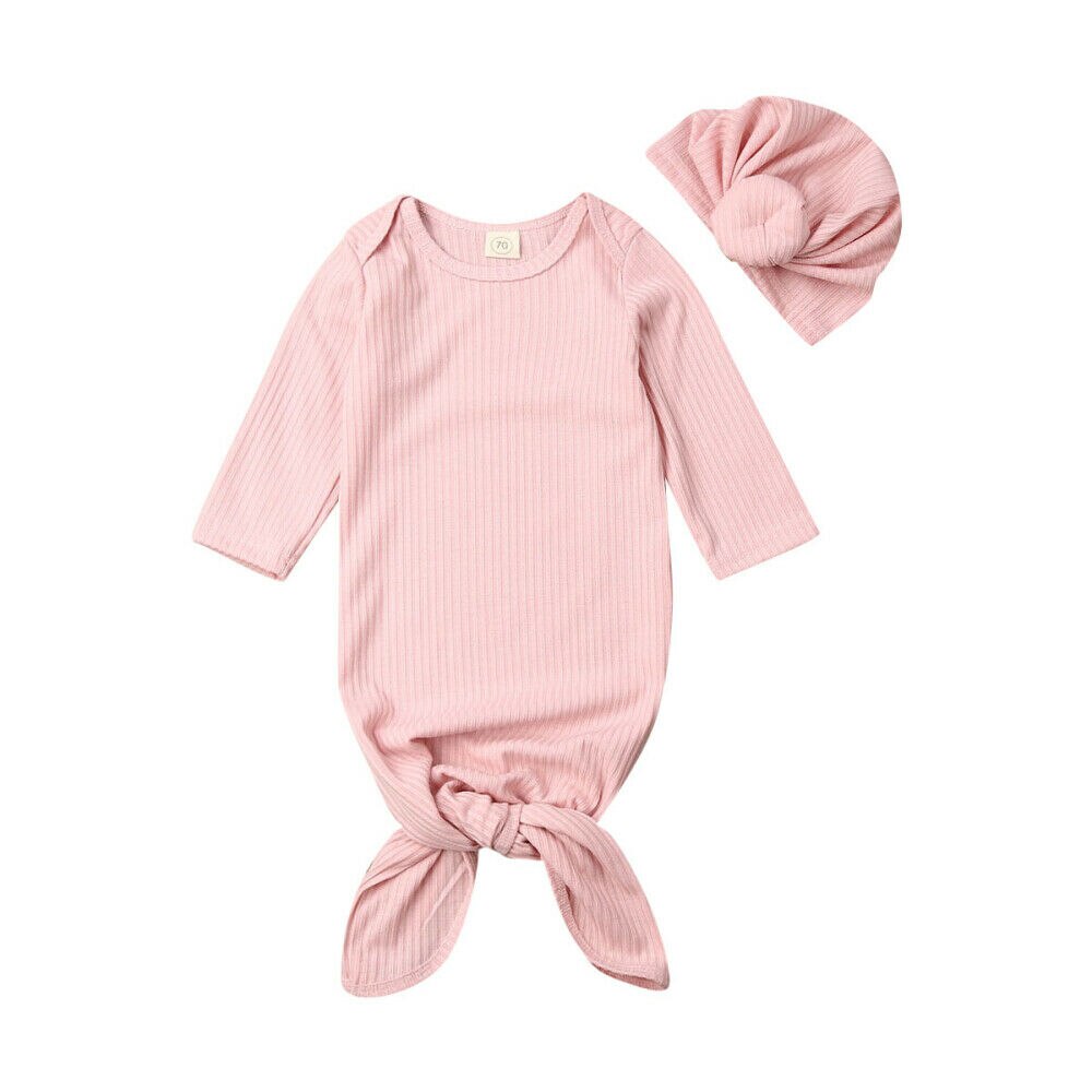 Nova 2pc Menino Meninas Algodão Swaddle Cobertor Do Bebê Dormindo Swaddle Musselina Envoltório Hat Set: Default Title