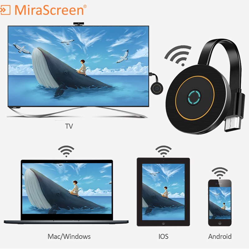 Mirascreen G10 2.4G 5.8G Wifi 4K Tv Stick Anycast Miracast Ios Android Tv Dongle Ontvanger Mirrorscreen Dlna airplay 5G Tv Stick