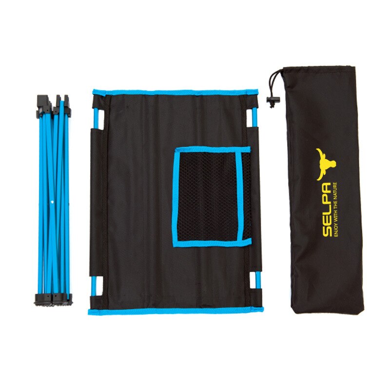 Udendørs klapbord lys transportabel grill picnic bord fiskeri camping computer skrivebord grill bord