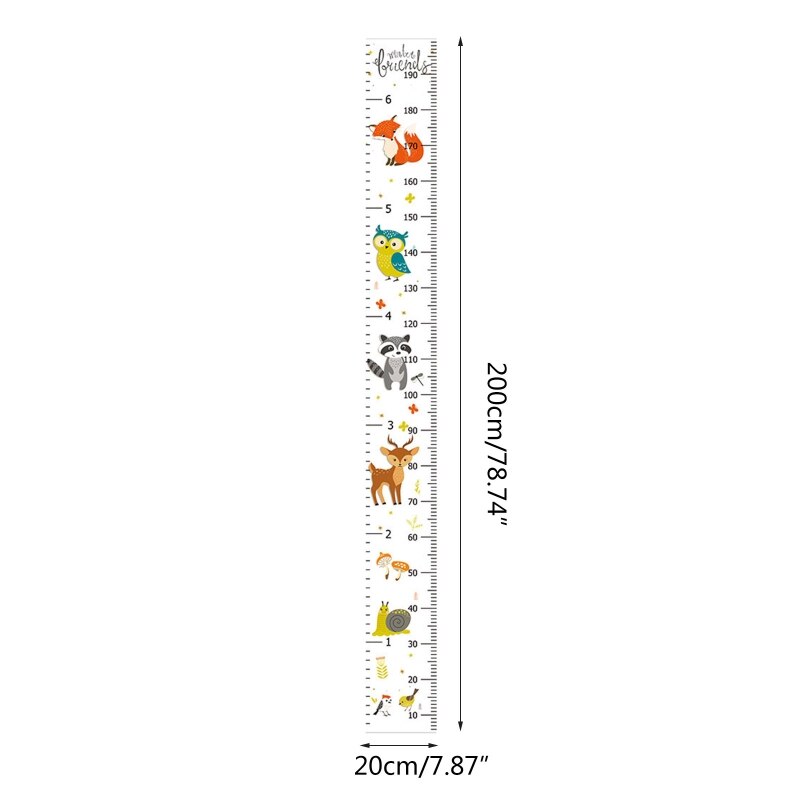 Børn meter væg diagram hængende højde vækst måle lineal baby børnehave indretning