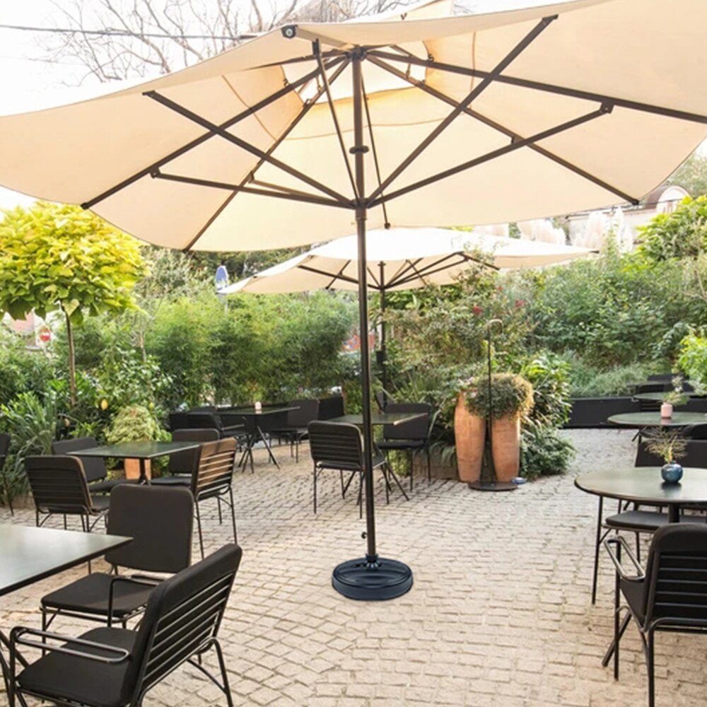 Soporte para sombrilla de playa y jardín, Base de plástico para Patio, diámetro, accesorios de jardín, 1 pieza