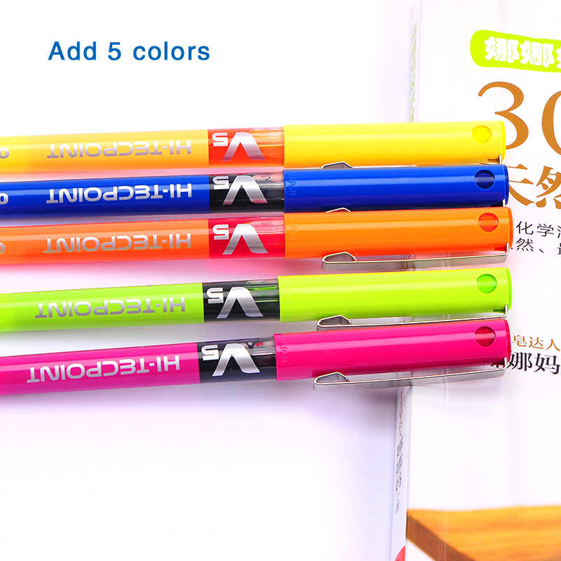 Japan schreibwaren Pilot BX-V5 0,5mm Gerade stift Große kapazität farbe tinte kugelschreiber niedlichen stationären stifte für schule