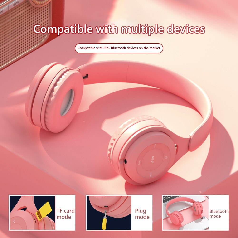 Y08 Drahtlose Bluetooth HiFi Stereo Über Ohr Kopfhörer Headset mit Mikrofon