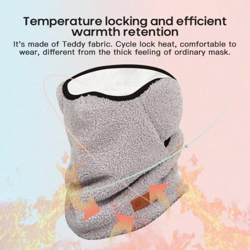 Écharpe d'hiver pour femmes avec Protection des oreilles, foulard de cou pour dames, équipement d'équitation en velours, Plus Teddy,