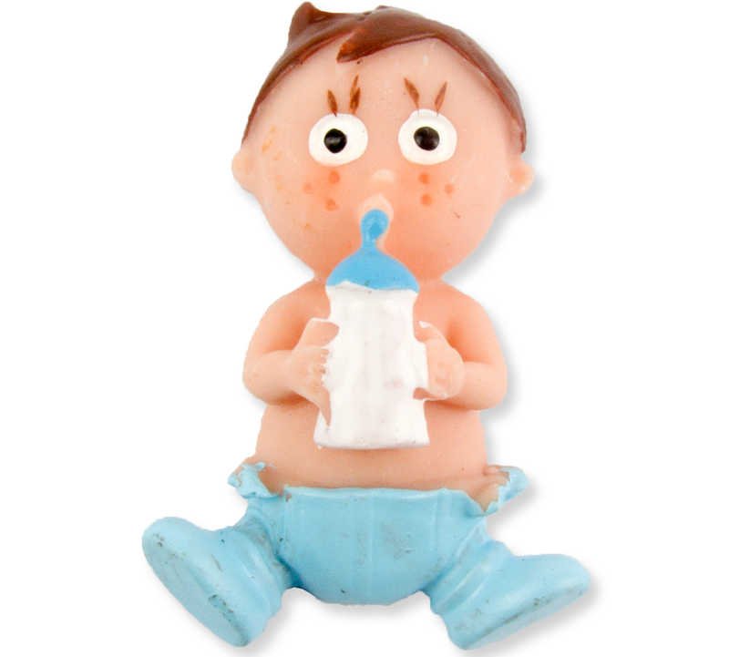 Blue Biberonlu Baby Terrarium Baby Favors Object