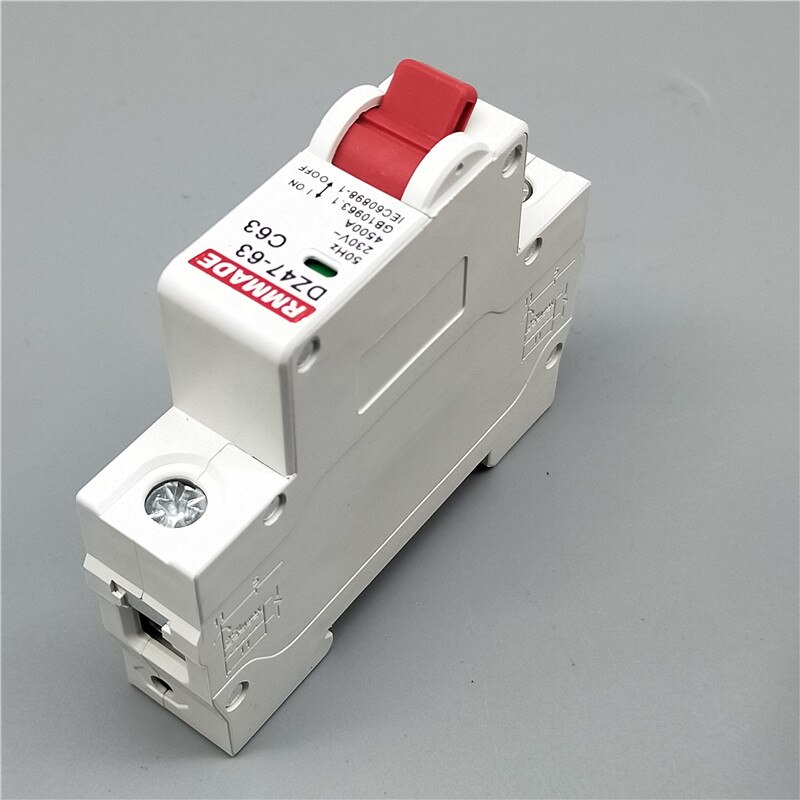 Ac220v-400v dz47 1p 6a/10a/16a/20a/25a/32a/40a/50a/63a miniafbryderafbryder miniature husholdningsluftafbryder