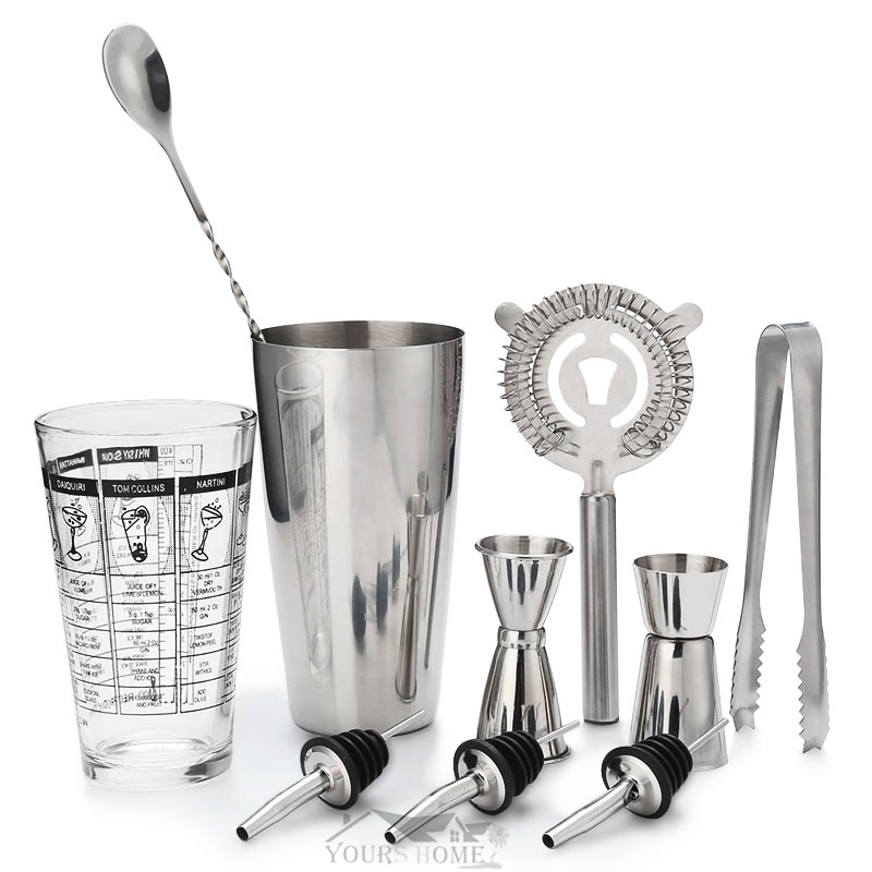 Cocktail Shaker Bar Set Stainless steel Lounge Cup Boston Cup Shaker Cocktail Shake Barware