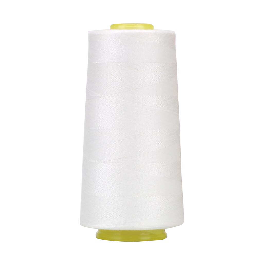 DIY Sewing Kit 40S/2 Threads Sewing Thread Machine Yarn Hand Stitching Handmade Sewing Thread 3000Y Abrasion Resistance: White