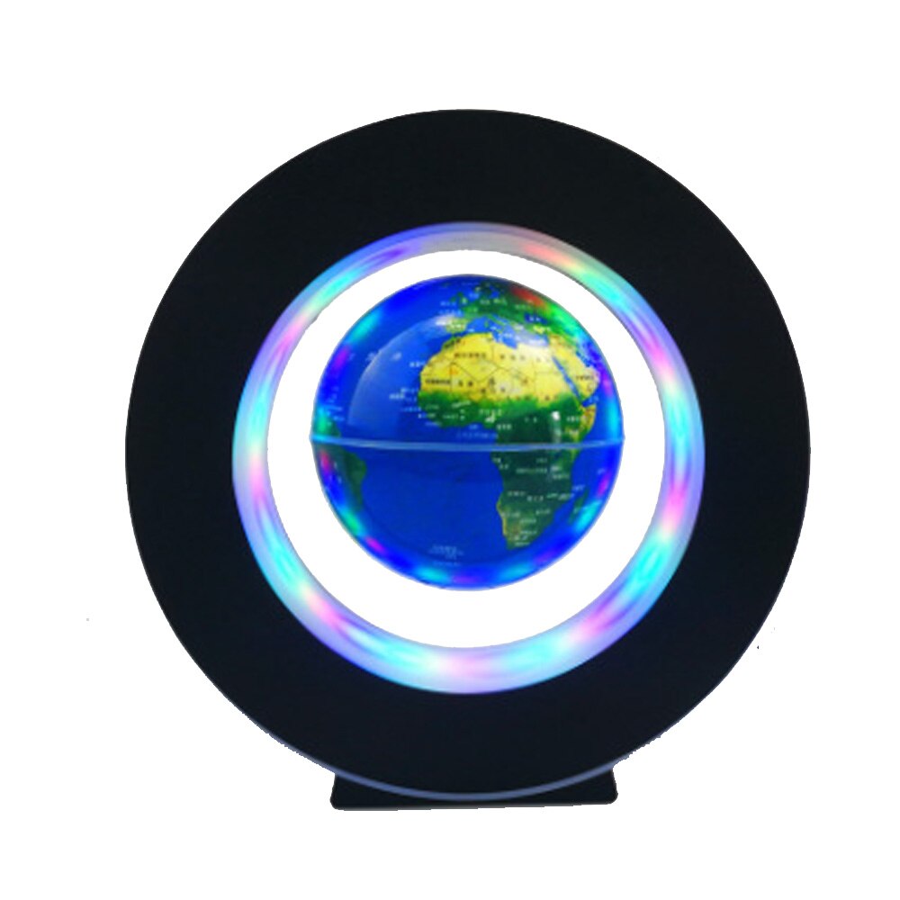 LED World Map Magnetic Levitation Floating Globe levitating lamp Home Decor Night Light Novelty Ball Light Birthday: Navy Blue / US Plug