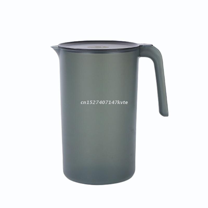 Water Pitcher Plastic Juice Pitcher With Lid - Dishwasher Safe BPA Free Durable Beverage Jug Home Kitchen Household: BK