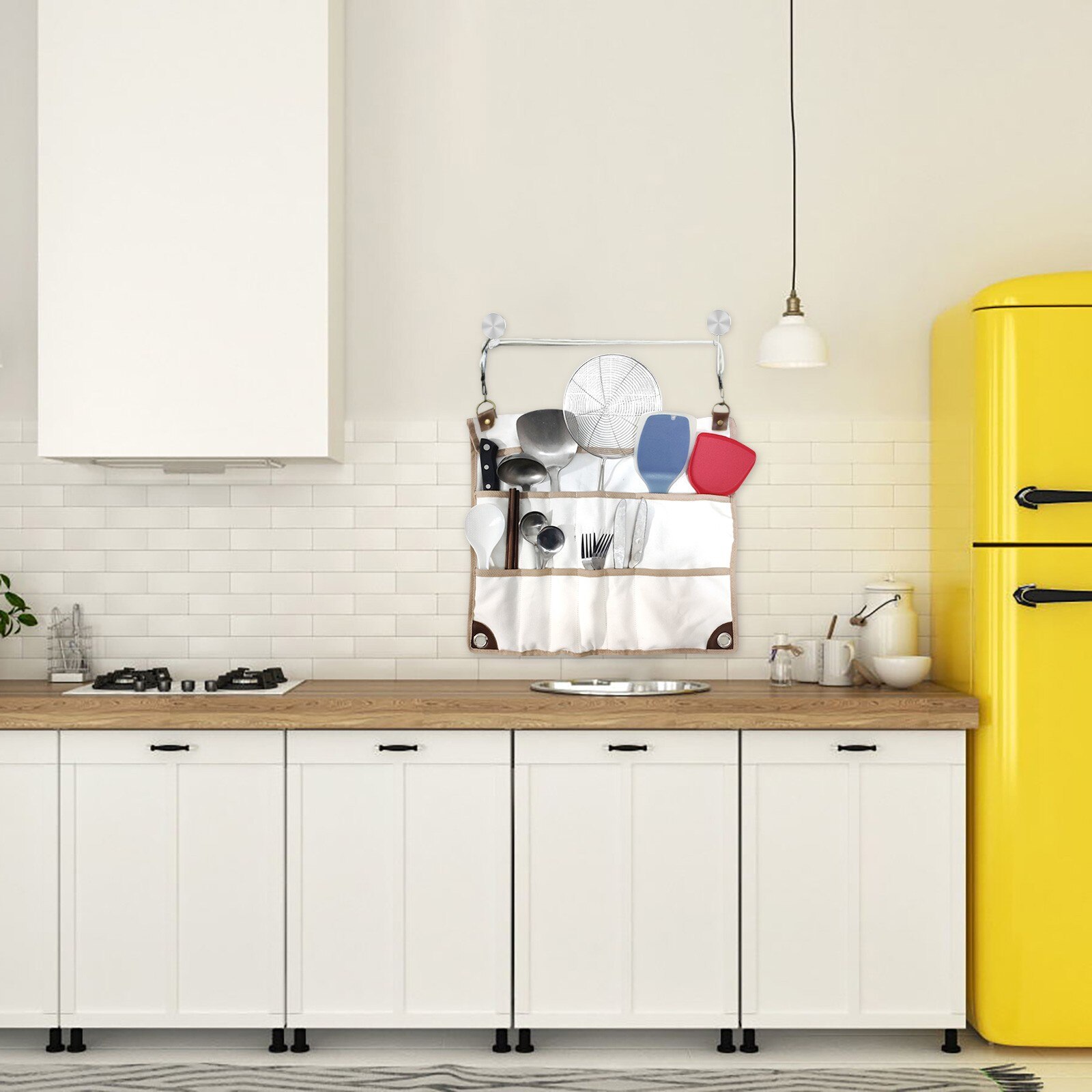 40# Camping Tableware Storage Bag Portable Cooking Utensil Bag Travel For Bbq Hiking Organizer Multi Compartment Organizador