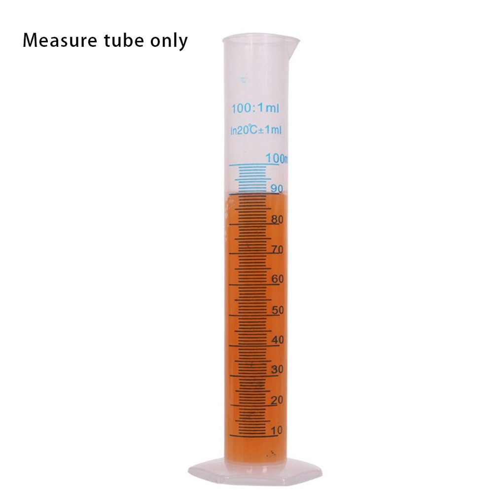 Plastic Measuring Cylinder 250Ml Measuring Cylinder Blue Line Scale Acid And Alkali Resistant Pp Measuring Cylinder
