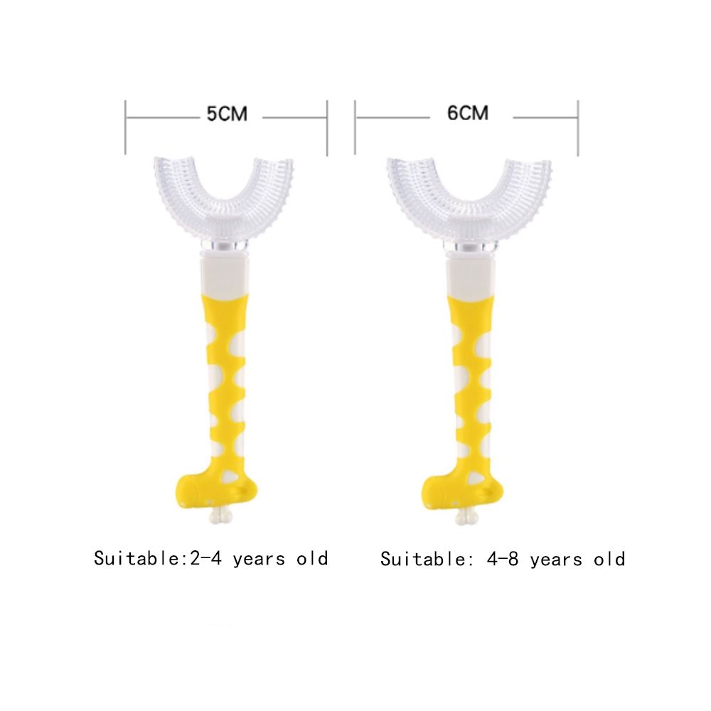 360 ° Reiniging 2-8 Jaar Oude Peuter Kinderen Tanden Reinigen Borstels U-Vorm Tandenborstels Oral Care Kids tandenborstels