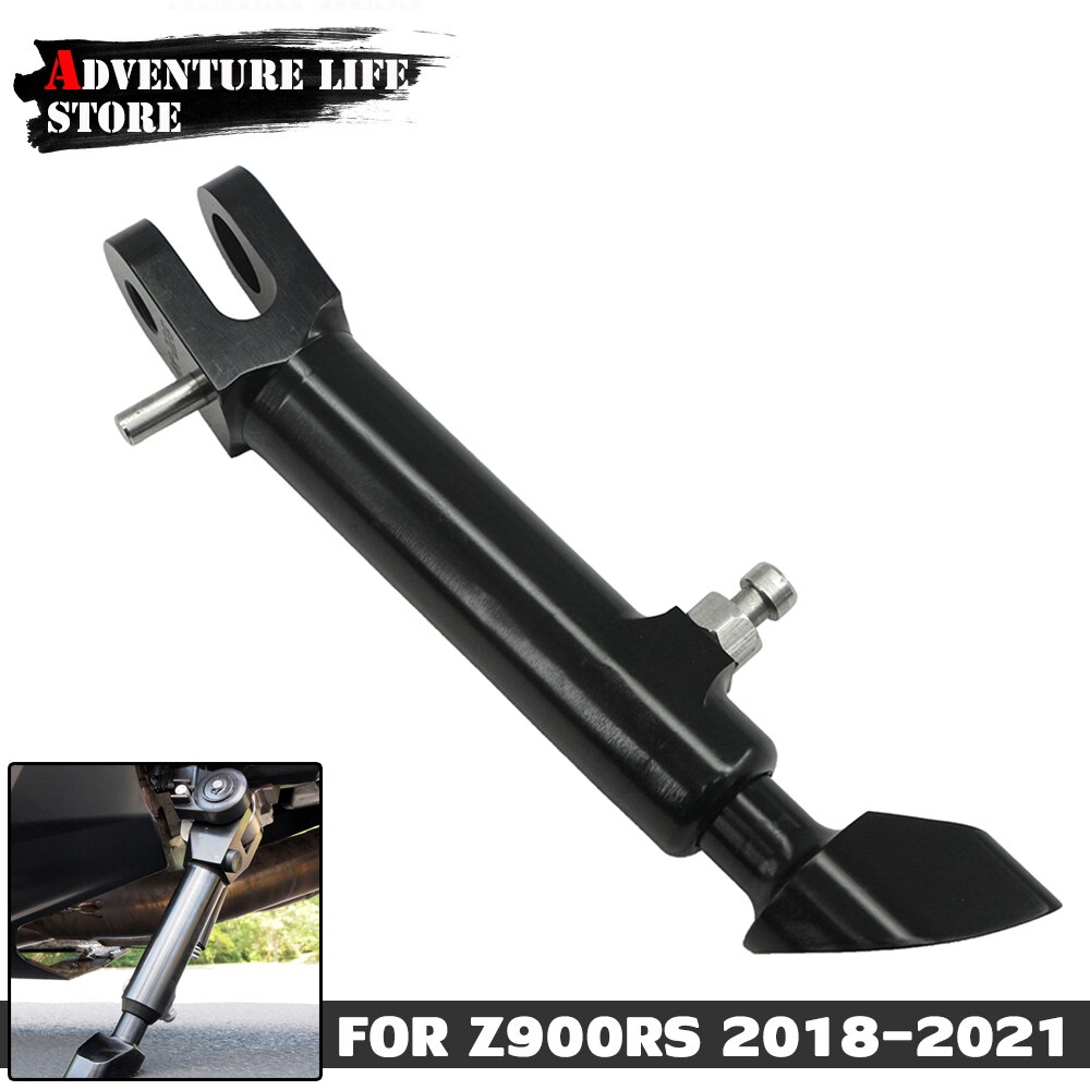 Béquille latérale réglable en aluminium CNC pour moto, Support de stationnement pour KAWASAKI Z900RS ZR900 Z900 RS Z 900 RS