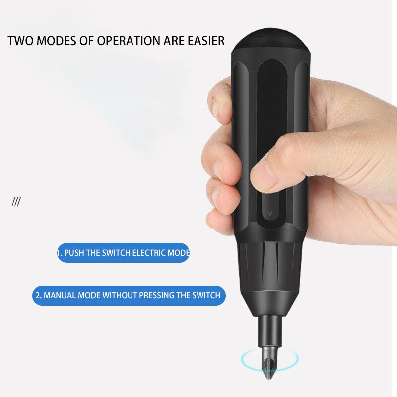 3.6V Elektrische Schroevendraaier Set Usb Oplaadbare Draadloze Schroevendraaier Set Vooruit Achteruit Accuschroevendraaier Set Mini Power Tool