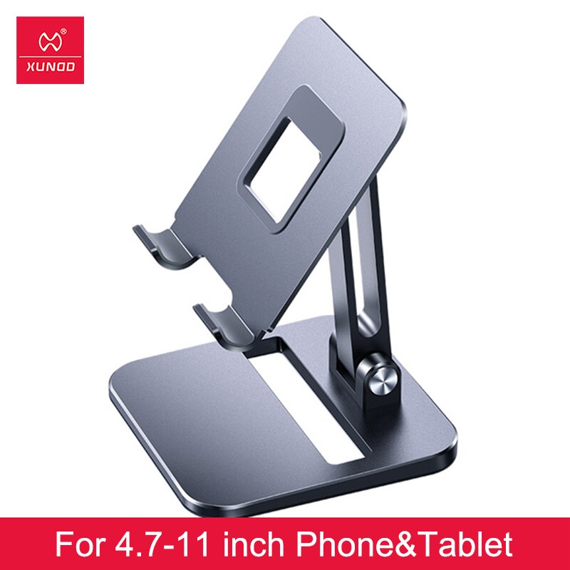 Xundd Phone Tablet Stand Holder For iPad Pro Phone 12 13 Pro Max For Xiaomi Mi Pad 5 Pro Adjustable Foldable Metal Holder: Size 1