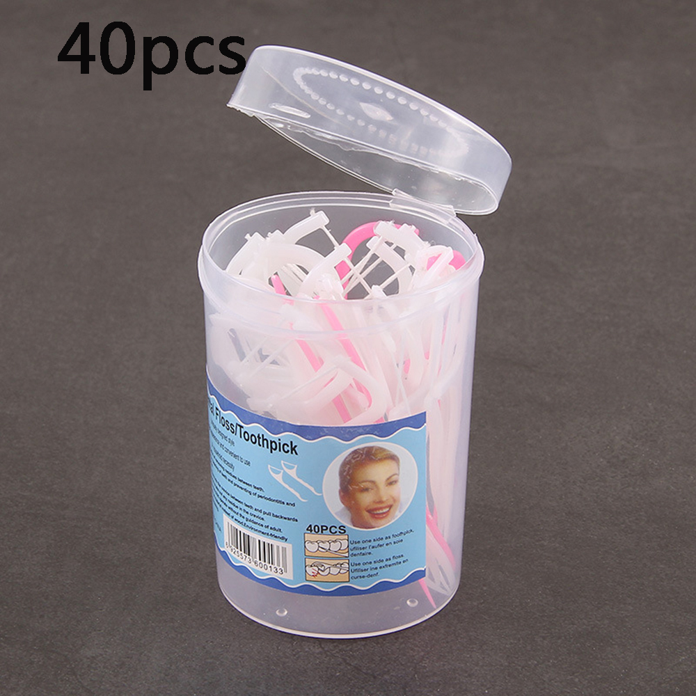 50 Pcs Personal Flossers Oral Floss Tooth Pick Toothpicks Teeth Care Flosserss Personal Flosse: MULTI