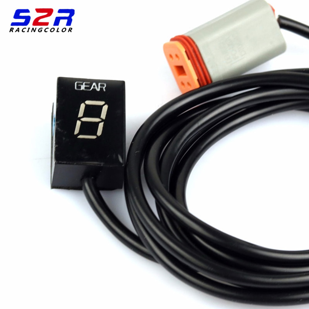motorcycle Ecu Plug Mount Digital Gear Display modified universal gear gauge Gear display led digital display for Harley Davies