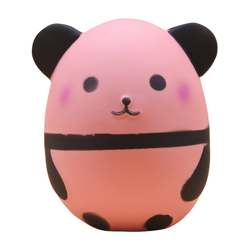 14Cm Kawaii Roze Panda Squishy Langzaam Stijgende Creatieve Dier Pop Zachte Squeeze Speelgoed Voor Kinderen Grappige Stress Speelgoed