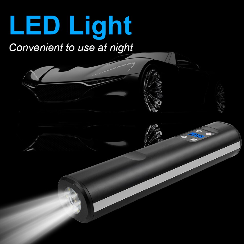 Electric Air Pump Wireless Car Inflatable Pump 12V 150PSI Rechargeable Digital LCD Electric Tire Inflator Tire Accessories