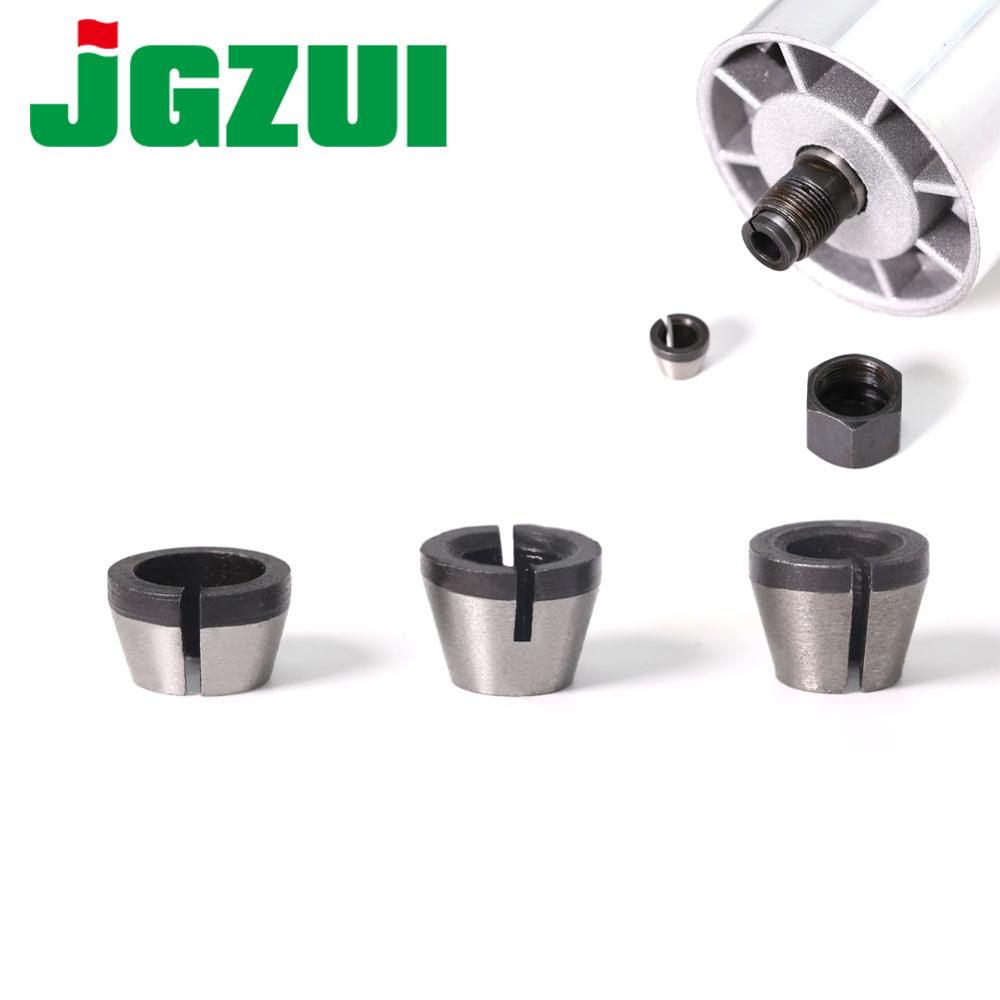 3PCS Set collets 6.35mm 8mm 6mm collet chuck Engraving Trimming machine Electr