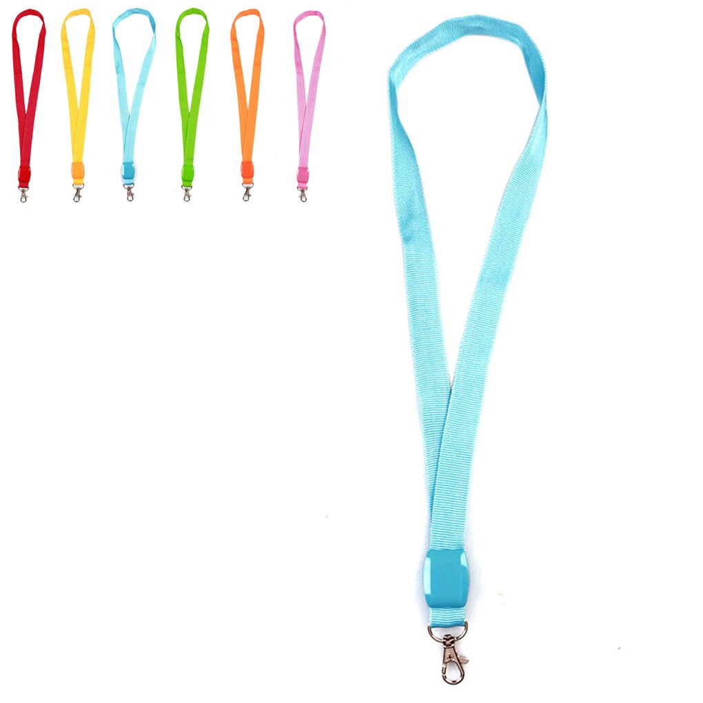 Led Light Up Neck Strap Band Lanyard Sleutelhanger Id Badge Opknoping Kant Touw