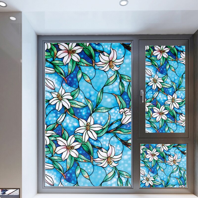 Film adhésif pour vitres, 45CM de large * 200CM de Long, Film décoratif coloré pour la maison