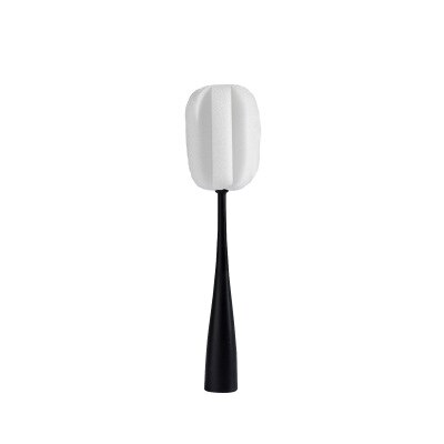 xiaomi mijia Sponge Cup Brush Long Handle Replaceable Kitchen Cleaning Tool Soft Sponge bottle Brush Beautiful practical: black 3