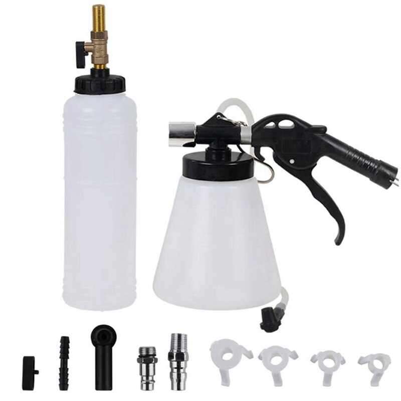 1 conjunto ferramenta de substituição fluido freio do carro automático grande capacidade fluido freio drenado sangrador óleo mudança equipamento kit para carros caminhões: Default Title