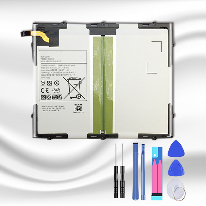 7300mAh EB-BT585ABE Replacement Battery For Samsung Galaxy Tablet Tab A 10.1 T580 SM-T585C T585 T580N+ Tools +Track code