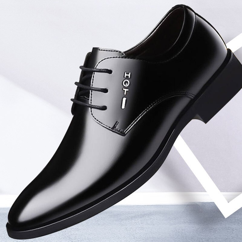 Classic Dress Shoes Formal Wedding Shoes Men Slip on Office Oxford Shoes for Men: 38