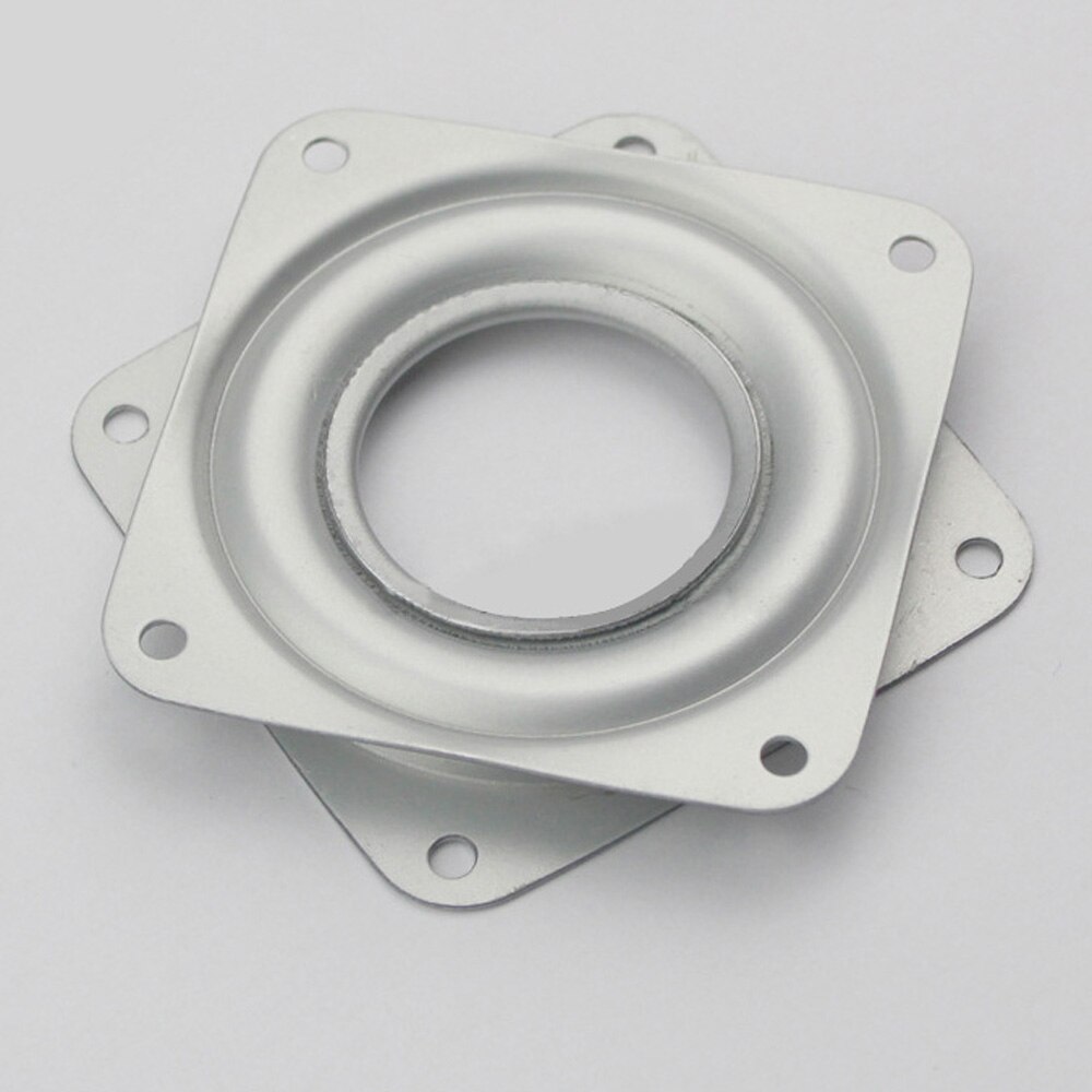 1 Piece 360 Degree Swivel Plates Base Mechanical Projects Hinges Square Exhibition Turntable Bearing Swivel Plates