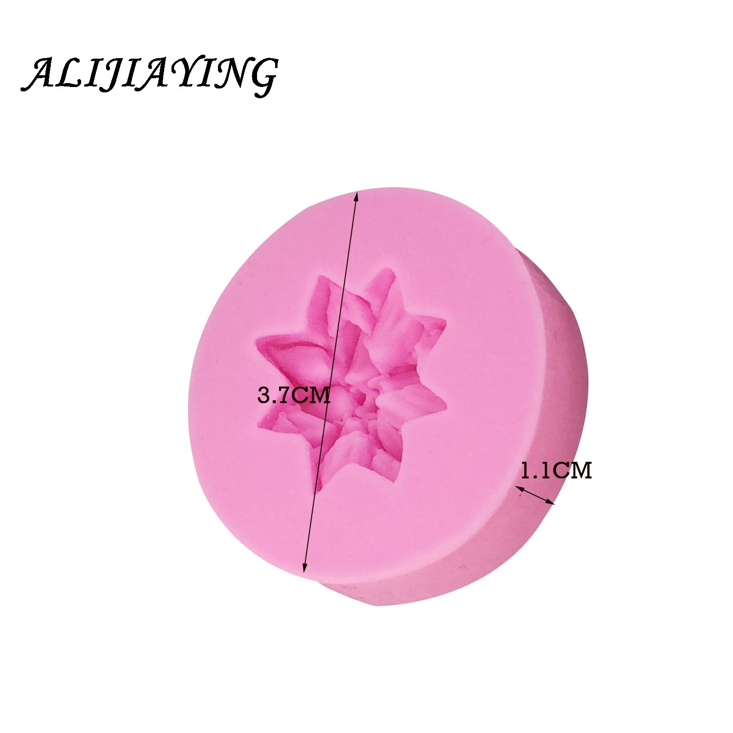 1 stks Bloem Silicone Mold Sugarcraft Reliëf Fondant Cake Decorating Gereedschappen Fimo Klei Candy Jelly Chocolade Gumpaste Mallen D0285