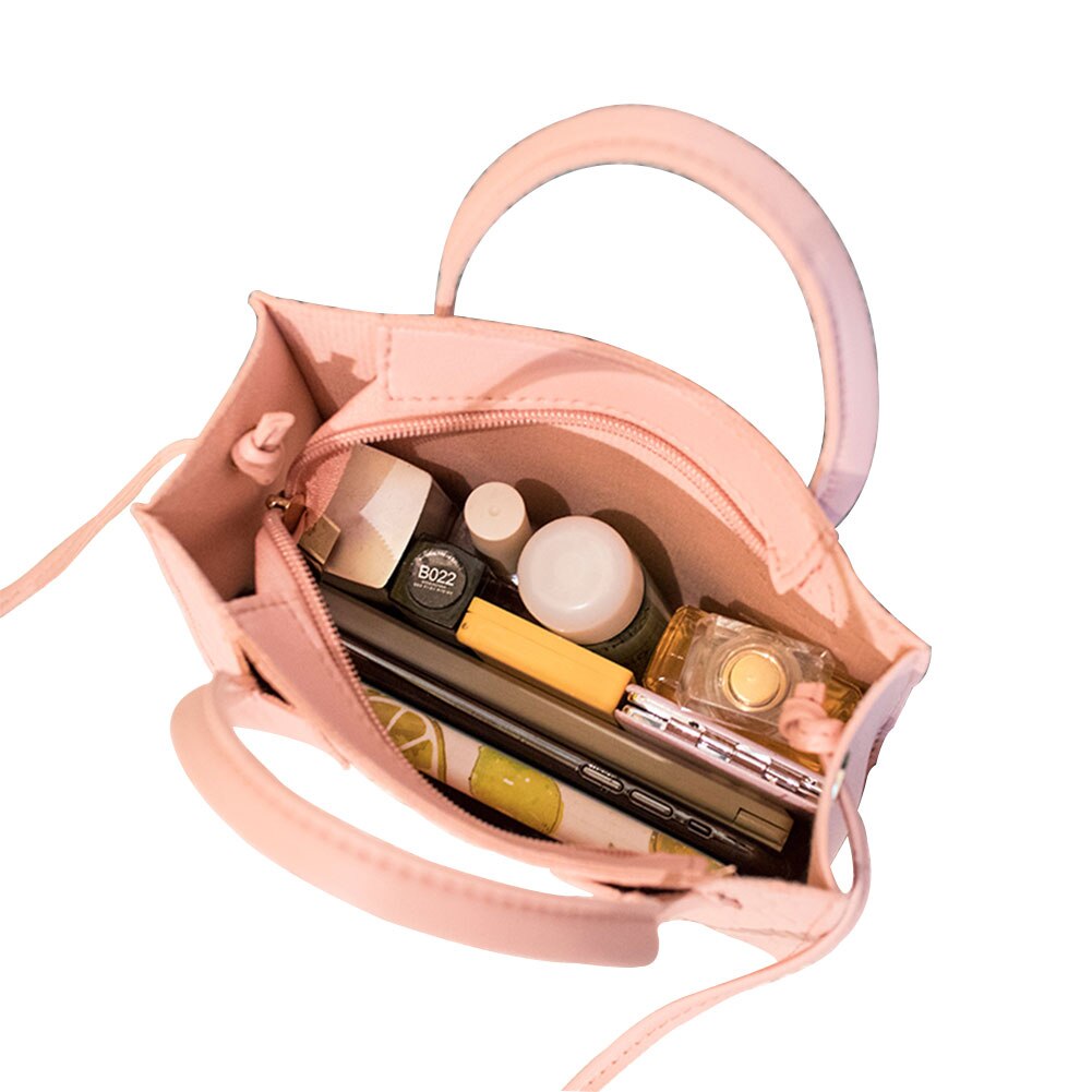 Trendiga kvinnor krokodil mönster crossbody pu handväskor damer solid snygga kosmetiska diverse hållare 6 färger