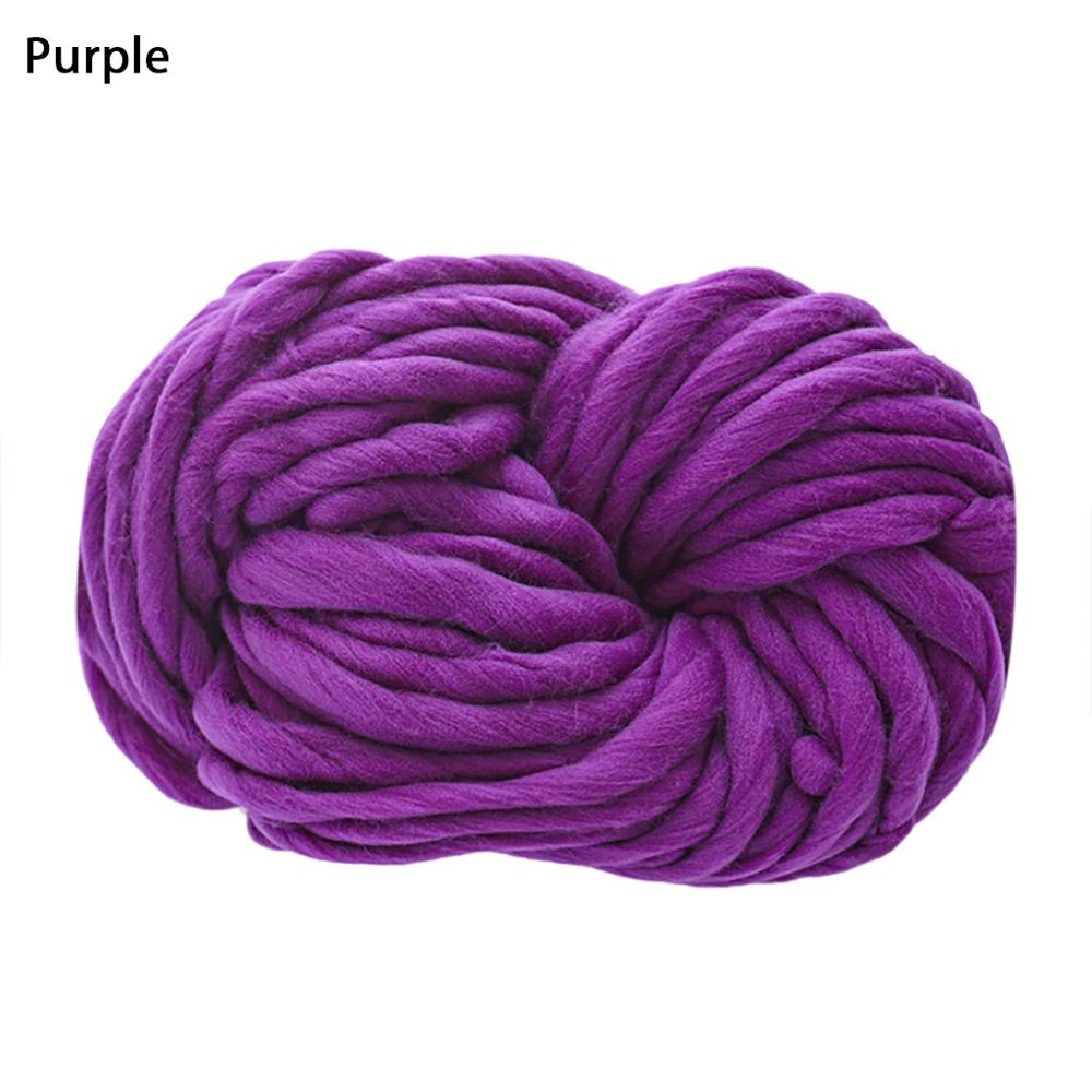 Laine naturelle 250/boule | Laine raie, feutre épais, laine, pour fileter, tricot à la main, fournitures de couverture de bricolage, xs: Purple