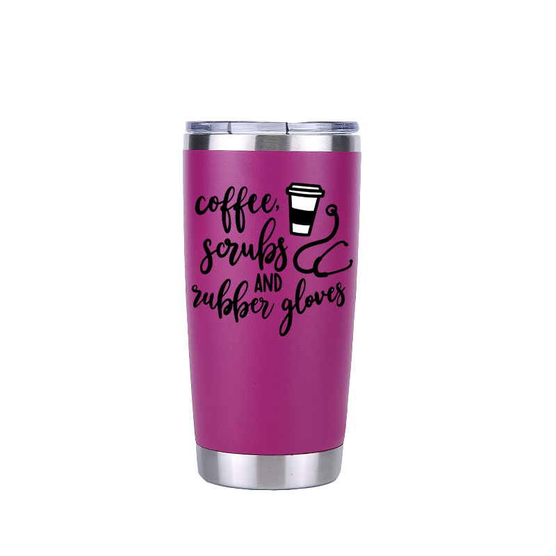 d'infirmière 30 oz gobelet voyage voiture bière tasse vide flacons isolés en acier inoxydable Thermos tasses à café