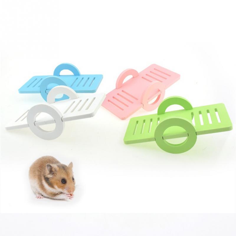 Columpio colgante para hámster, jaula de madera para loro, juguete para hámster, Chinchilla, ratón, accesorios para mascotas, suministros, novedad