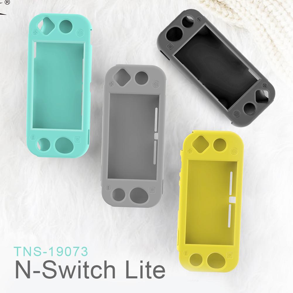 Carcasa protectora de silicona antiarañazos para consola Nintendo Switch Lite, de paquete completo, prevención de polvo
