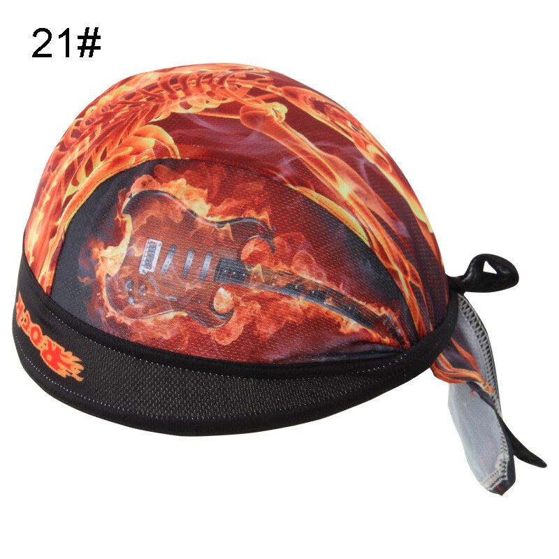 Casquette de cyclisme d'été respirante, bandeau de soleil, écharpe de cyclisme vtt, Bandana de vélo pour hommes, écharpe de tête Pirate: 21