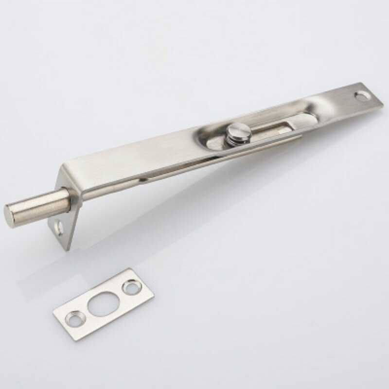 1Pcs 4/6/ Inch Stainless Steel Hidden Door Bolt Security Guard Door Latch Sliding Lock Bathroom Bolt Dust Proof Tube