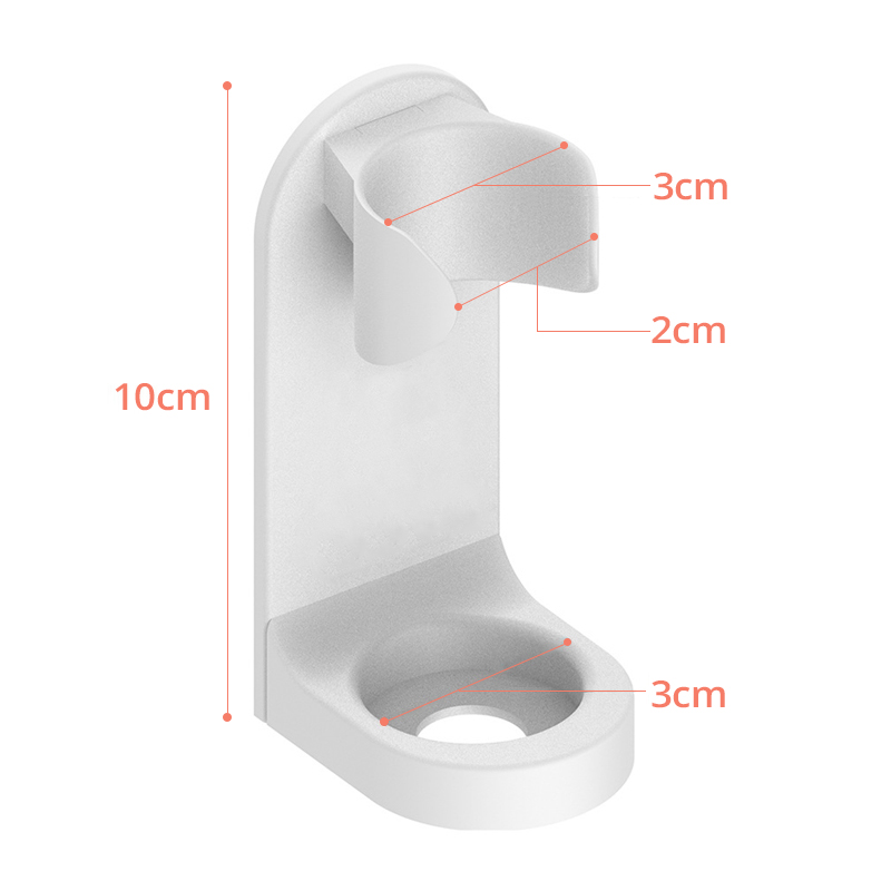 Wall Mounted Toothbrush Holder Universal Electric Toothbrush Stand Detachable Counter Stand Base for 90% Electric Toothbrushes