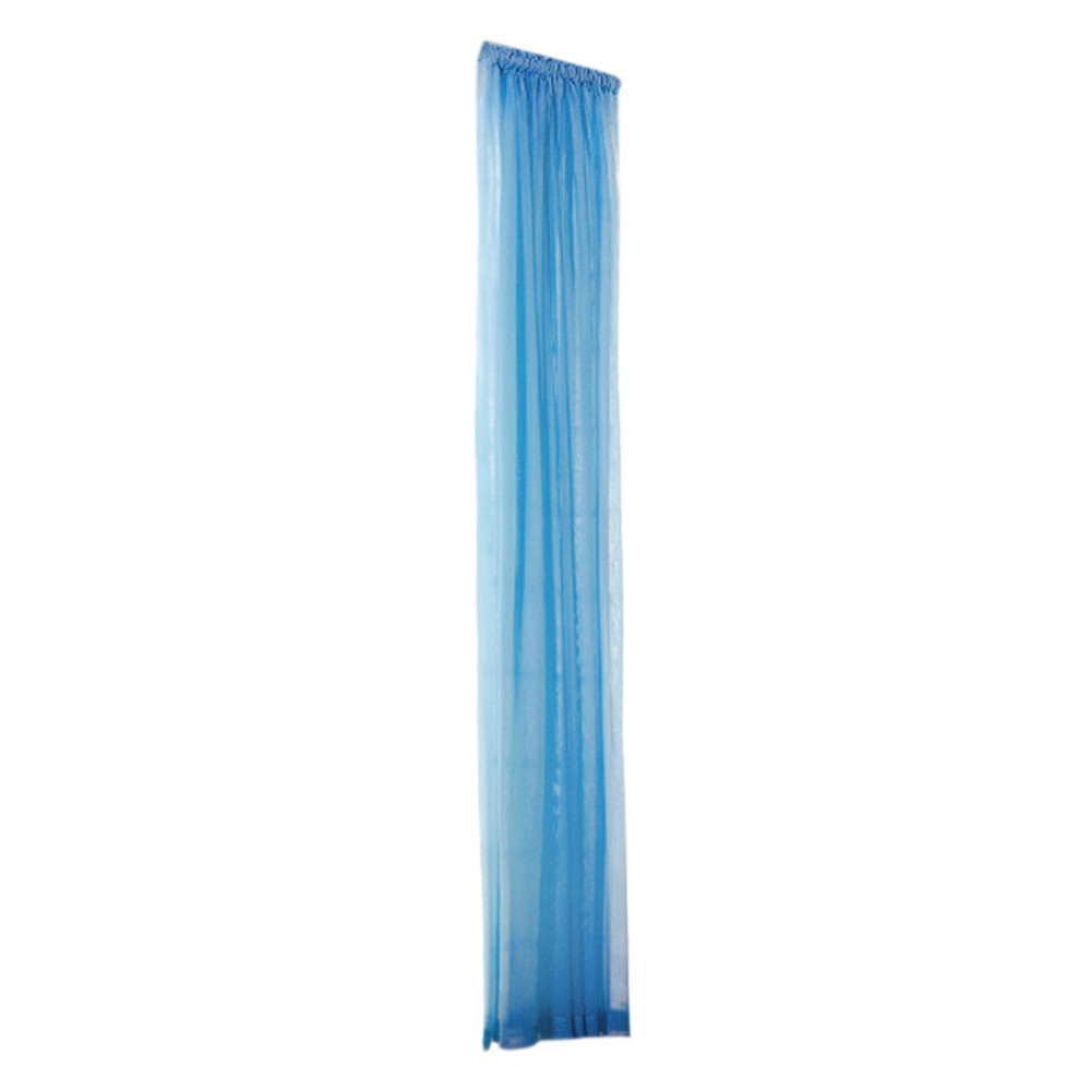Rideaux de porte fenêtre en Tulle de couleur Pure, 200x80cm, 1 pièce: K