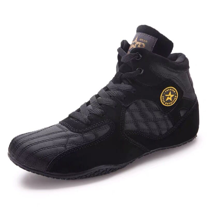 Comfortable Boxing Shoes Men Light Weight Boxing Sneakers Big Size 35-46 Wrestling Shoes Male Wrestling Wears: 3.5