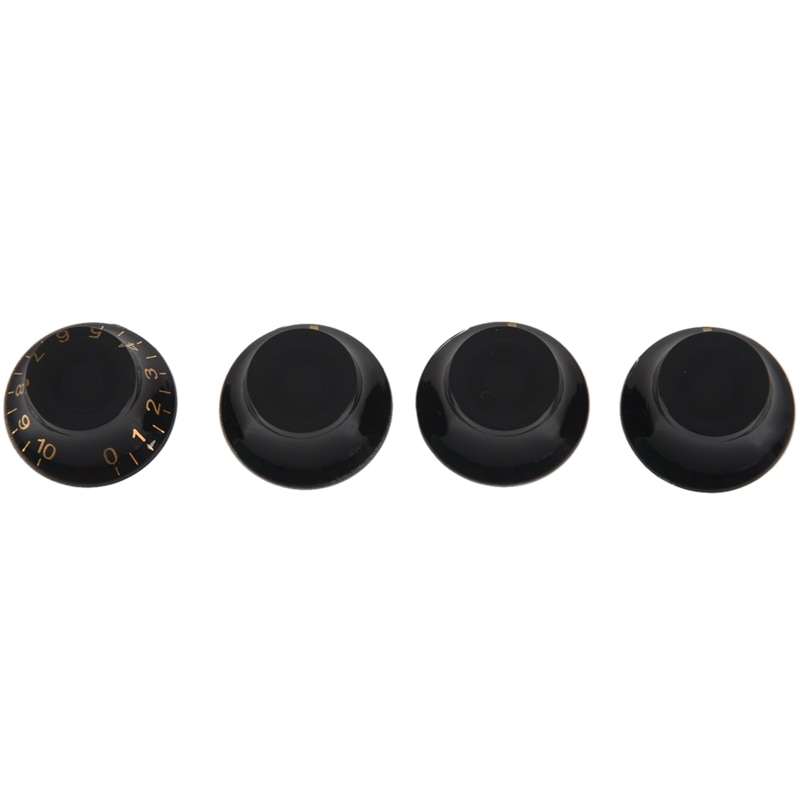 Black Hat Golden Font Electric Guitar Knobs For LP Style Electric Guitar