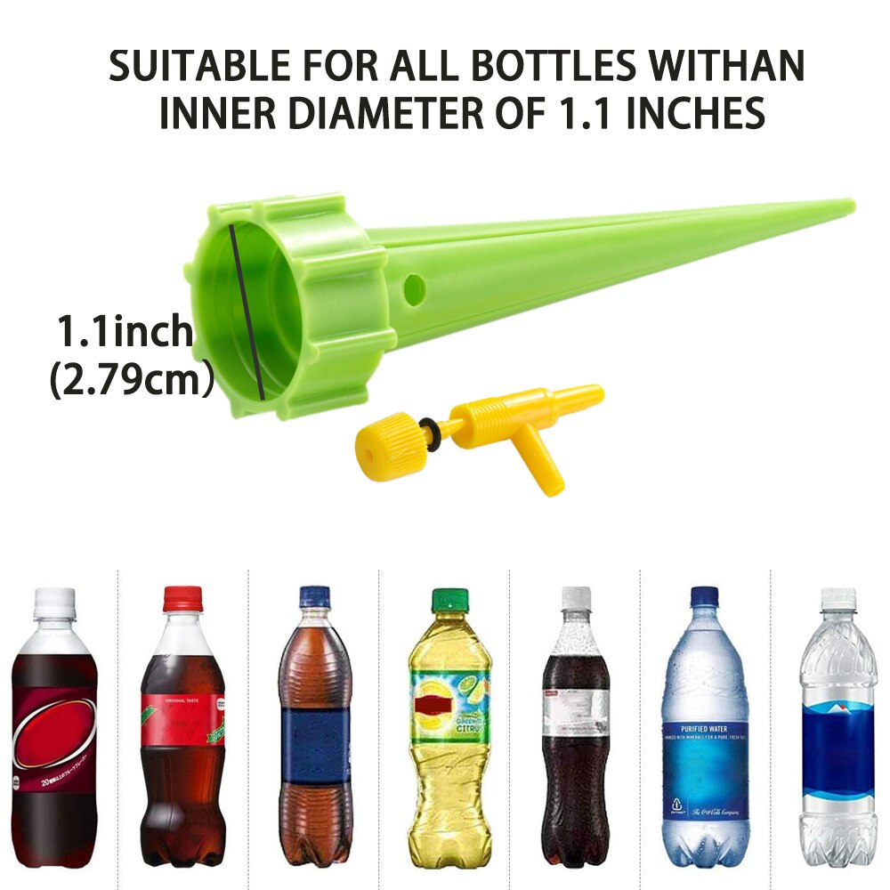 12/6pcs Self Watering Spikes Drip Irrigation System Automatic Watering Device Adjustable Plant Watering Tools for Garden Plants