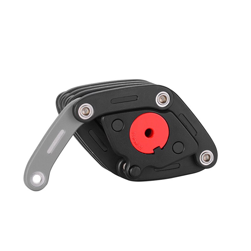 Paw Foldable Bike Lock 2 Keys Strong Security Anti-theft Bicycle Lock Heavy Duty Chain Cable Padlock Motorcycle Lock For Bicycle