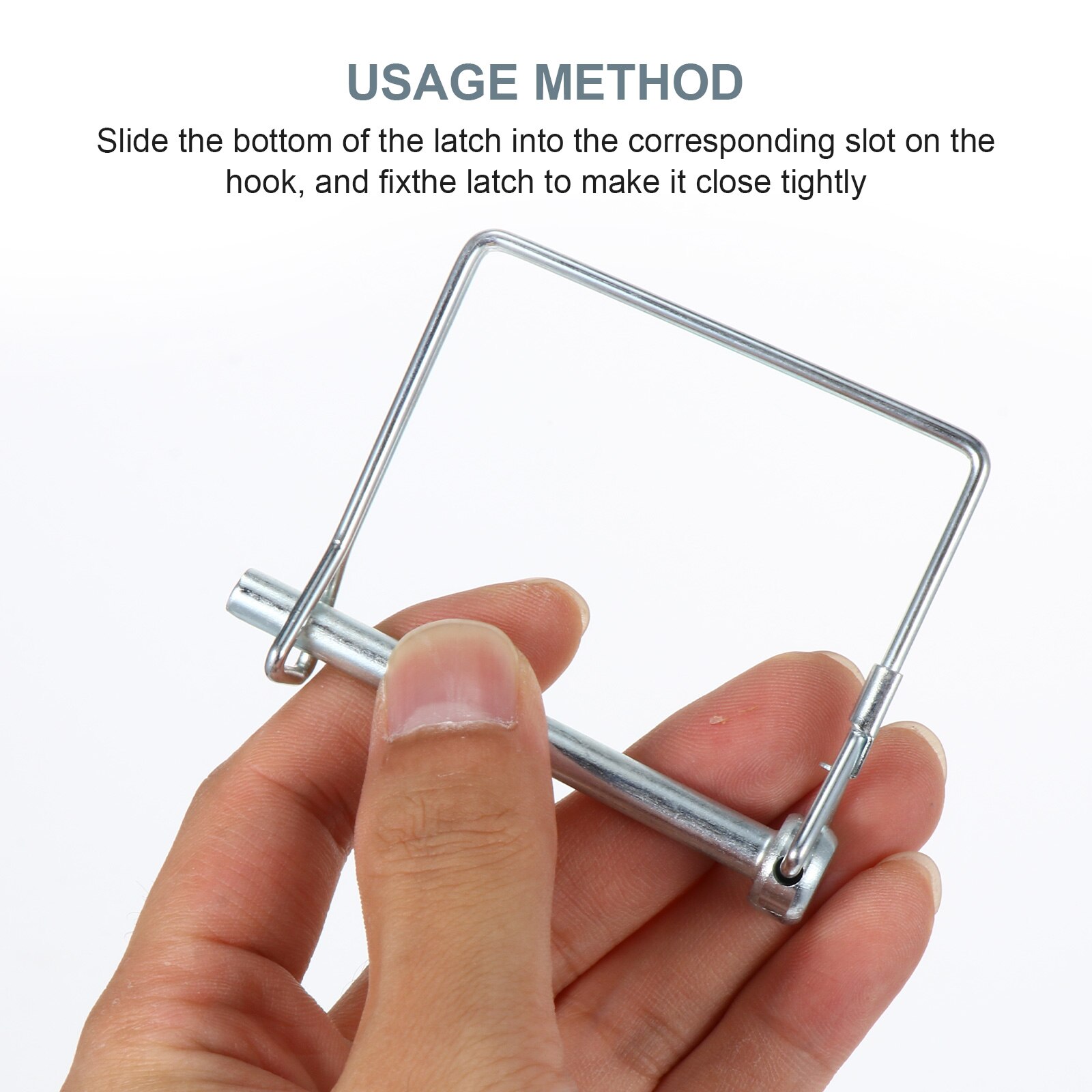 10pcs Safety Coupler Pin Shaft Locking Hitch Pin Wire Retainer Supplies