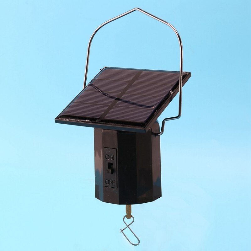Solar Hanging Display Motor Rotating Small Motor Solar Energy Wind Spinner Motor Multi-Purposes Rotatable Hook 2Pcs