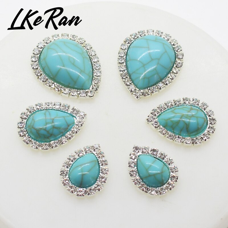 Collection Duo Boutons Vintage Résine Métal Strass - 2,1 Cm & 1,6 Cm - Occasion